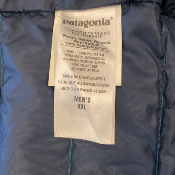 Patagonia men’s down puffer jacket - Picture 4 of 5